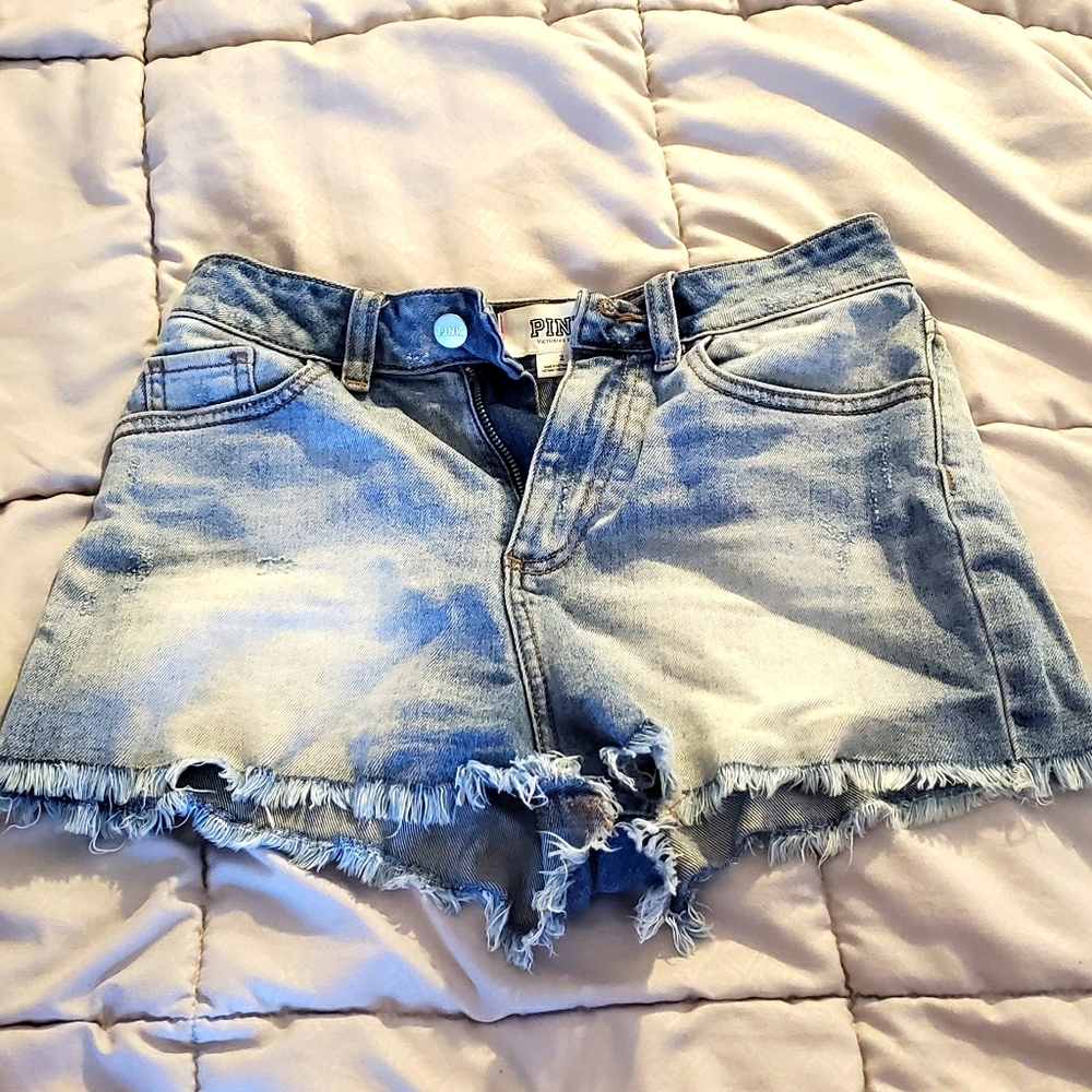 Victoria's Secret PINK jean shorts